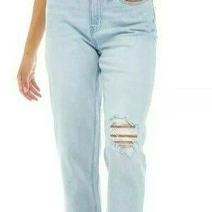 CALVIN KLEIN Ripped Raw-Hem Jeans, Sz 29, NWT